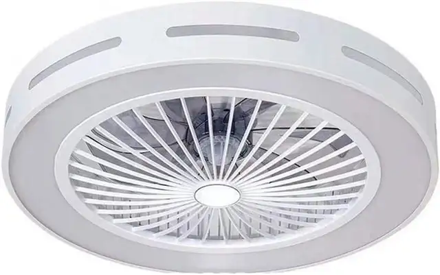 Modern Ceiling Fan with LED Light & Remote Control – Flush Mount in Indoor Lighting & Fans in Mississauga / Peel Region - Image 2