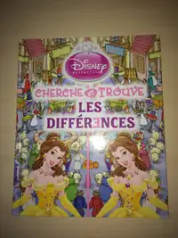 Livre Cherche et Trouve les différences Disney en excellent état