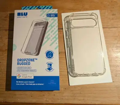 blu element pixel 9 dropzone rugged clear case, View more