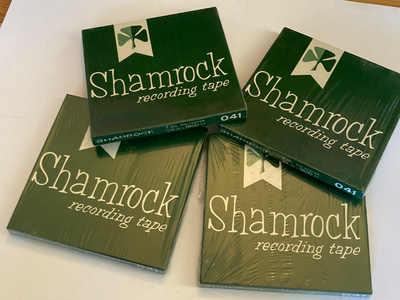 New Lot of 4  Shamrock Reel To Reel Recording Tape  041  1800 ft, View more
