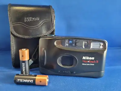 Good fo Beginner's tested Nikon Nice Touch 3  35mm film camera .