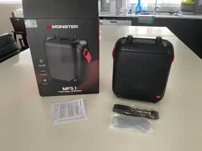 Monster MFS1 Portable Bluetooth Speaker- Brand New, View more