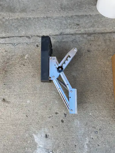 Brand new, never used. Good for up to a 9.9 hp outboard motor. Contact Jim at 403-831-4645.