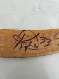 Autographed hockey stick - Nick Kypreos/Peter Zezel/Kris Draper