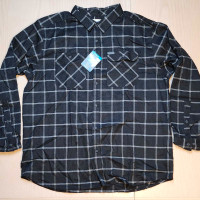 Columbia size 1X outdoor elements stretch flannel men's 