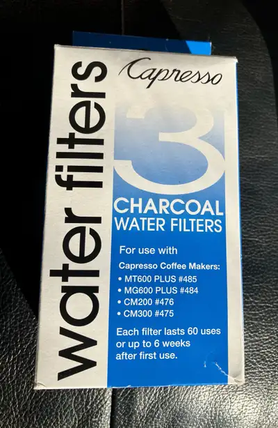 Charcoal water filters, View more