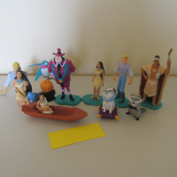 DISNEY PRINCESSE POCAHONTAS LOT 9 PVC FIGURINES RATCLIFFE FLIT