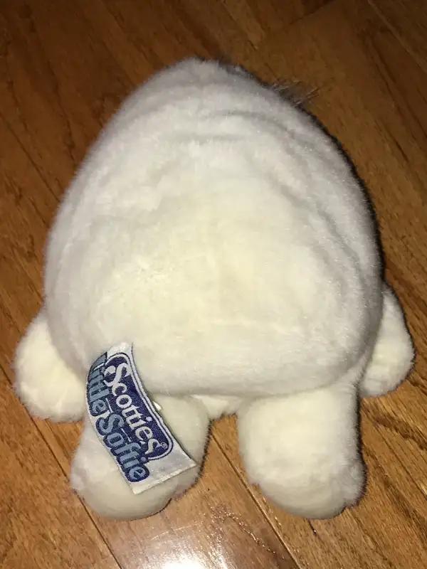 Scotties Facial Tissue Mascot LITTLE SOFTIE Plush Hand Puppet
