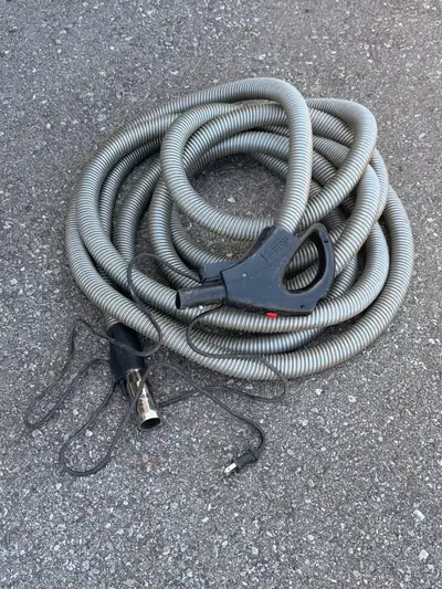 Selling only the “Eureka” 30-ft Central Vacuum hose for electric powerhead nozzle.