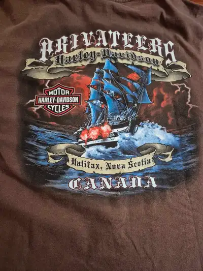 privateers harley t-shirt large