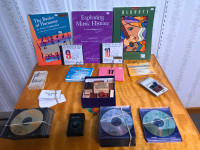 Piano teaching books and misc. supplies