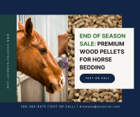 End of Season Sale - Wood Pallets for Horse Bedding