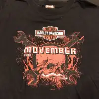 Movember - Harley Davidson Shirt - men’s large
