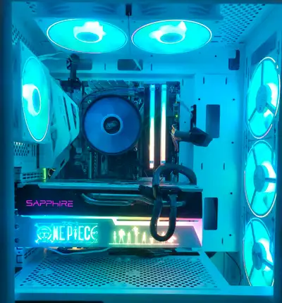 One Piece x Asus – White Gaming PC – Gear 5 Luffy Edition, View more