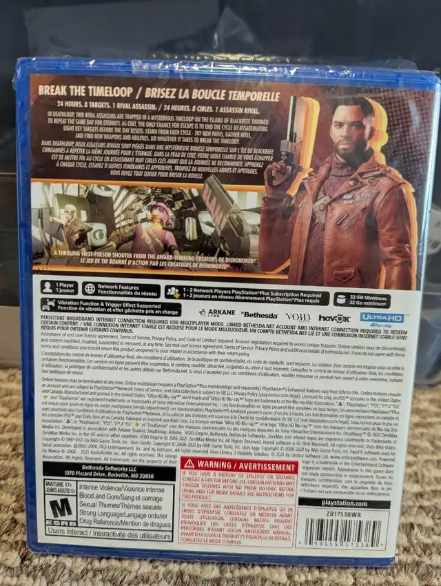 Deathloop PS5  in Sony Playstation 5 in Mississauga / Peel Region - Image 3