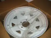 One New 15 Inch White Spoke Trailer Rim(PRICE REDUCED)