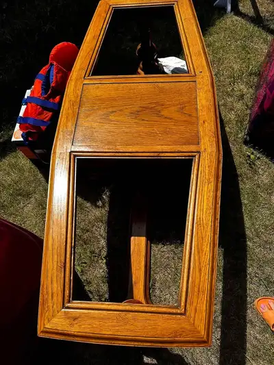 Antique Oak Coffee and 2 End Tables, View more