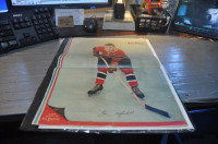 Ken mosdell montreal canadiens hockey club 1950 POSTER JOURNAL L