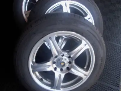 4 pneus sur Mags Ionman iMOVE GEN 3 AS 185/65R15 tres peu d'usure comme neufs
