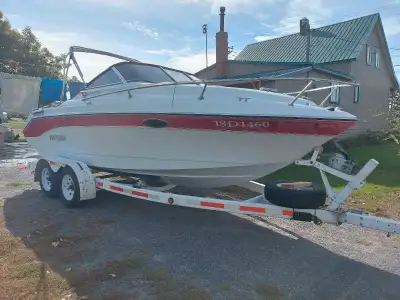 Clé en main!!! Bateau Rinker Festiva 202 1992 21 pieds Moteur V6 mercruiser 4.3 LX 205HP Pied alpha...
