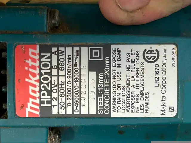 Makita Hammer Drill in Power Tools in Hamilton - Image 4