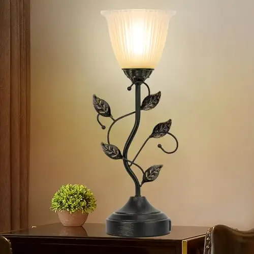 Stripe Glass Touch Lamps Set of 2 with USB Charging, Blossoming in Indoor Lighting & Fans in City of Toronto - Image 4