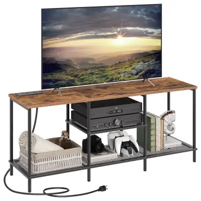 New MAHANCRIS TV Stand with Charging Station, View more