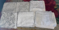 Brand New WHITE lace curtains Set of 6 or Choose (description)