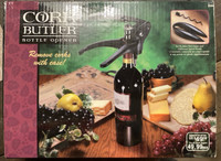 CORK BUTLER Wine Bottle Opener + Foil Cutter & Additional Spiral
