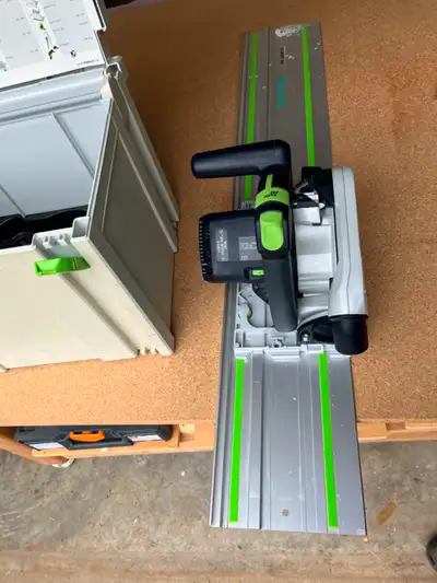 Festool TS 55 Plunge Tracksaw and guide rail, View more