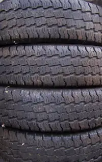 LT235/80R17 x4 heavy duty tires, all-season, Load Range E