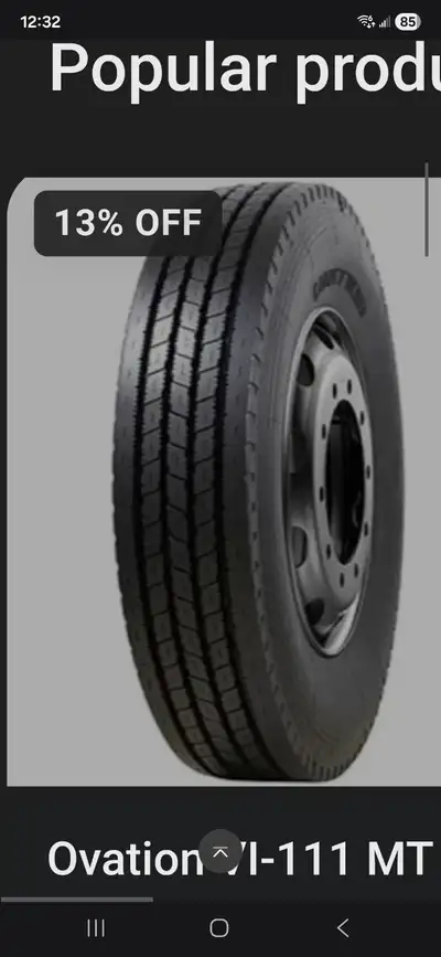 11R 24.5 used tires and rims some new recaped generic photos usual road rust all go as one skid 10 i...
