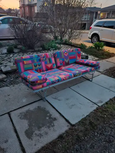 Rare highly sought after 1980s Moment sofa designed by Niels Gammelgaard for IKEA in the 1980s. This...