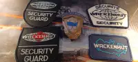 Wackenhut security Corp patch and badge