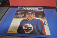 Scotia bank hockey magazine dale hawerchuk Winnipeg jets 1982