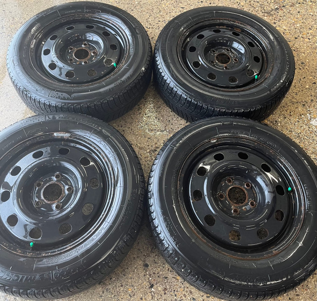 215/65r17 Michelin Winter tires + rims (5x127 Bolt pattern) in Tires & Rims in Winnipeg