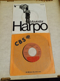 Vinyl Records 45 RPM Harpo Various Lot of 2 Near Mint
