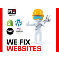 We Fix Websites (WordPress, Shopify, Woo commerce, CSS/HTML)