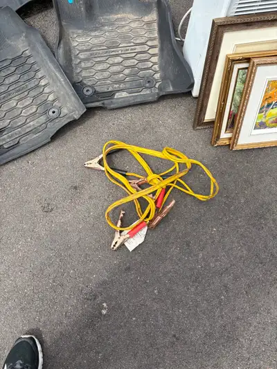 I have a set of booster cables for sale for $20. If you are interested in buying them, please give m...