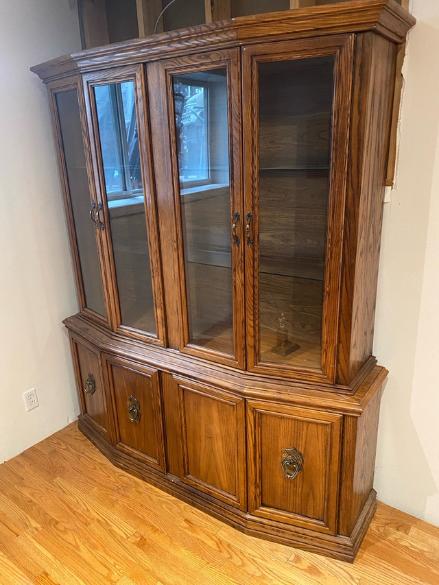 Buffet & Hutch (China Cabinet) in Free Stuff in St. Albert