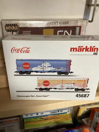 Coca Cola Marylin 2 Reefer Car Set Ho Scale, View more