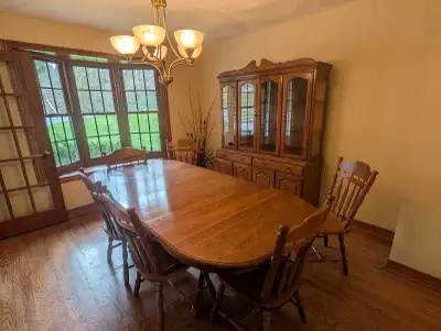Solid Wood Dining Room Set, View more