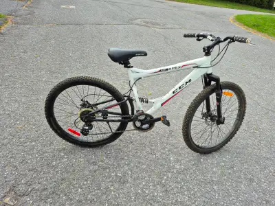 Duel suspension CCM Apex aluminum mountain bike, View more