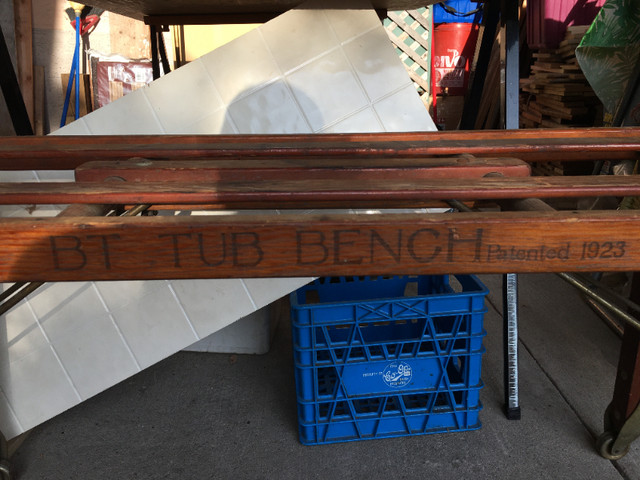 BT.tub bench in Arts & Collectibles in Prince Albert