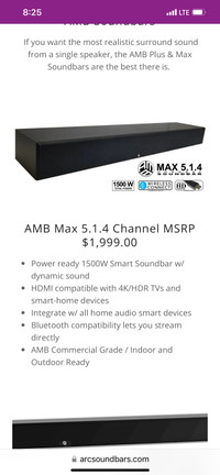 Commercial SOUNDBAR