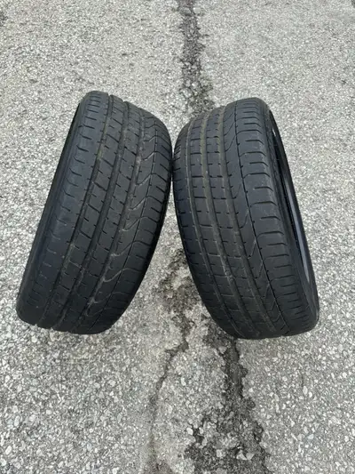 (TWO ONLY) 235/35/20 Inch Pirelli PZero Summer Tires. FITS: Tesla Model 3, Lexus IS F | RC, Volvo S6...