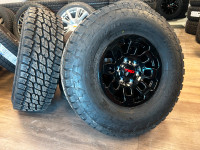T15. 2000-2024 Toyota 4Runner / Tacoma black TRD wheels and Nitt