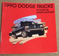 1990 Dodge Trucks Auto Brochures for Sale