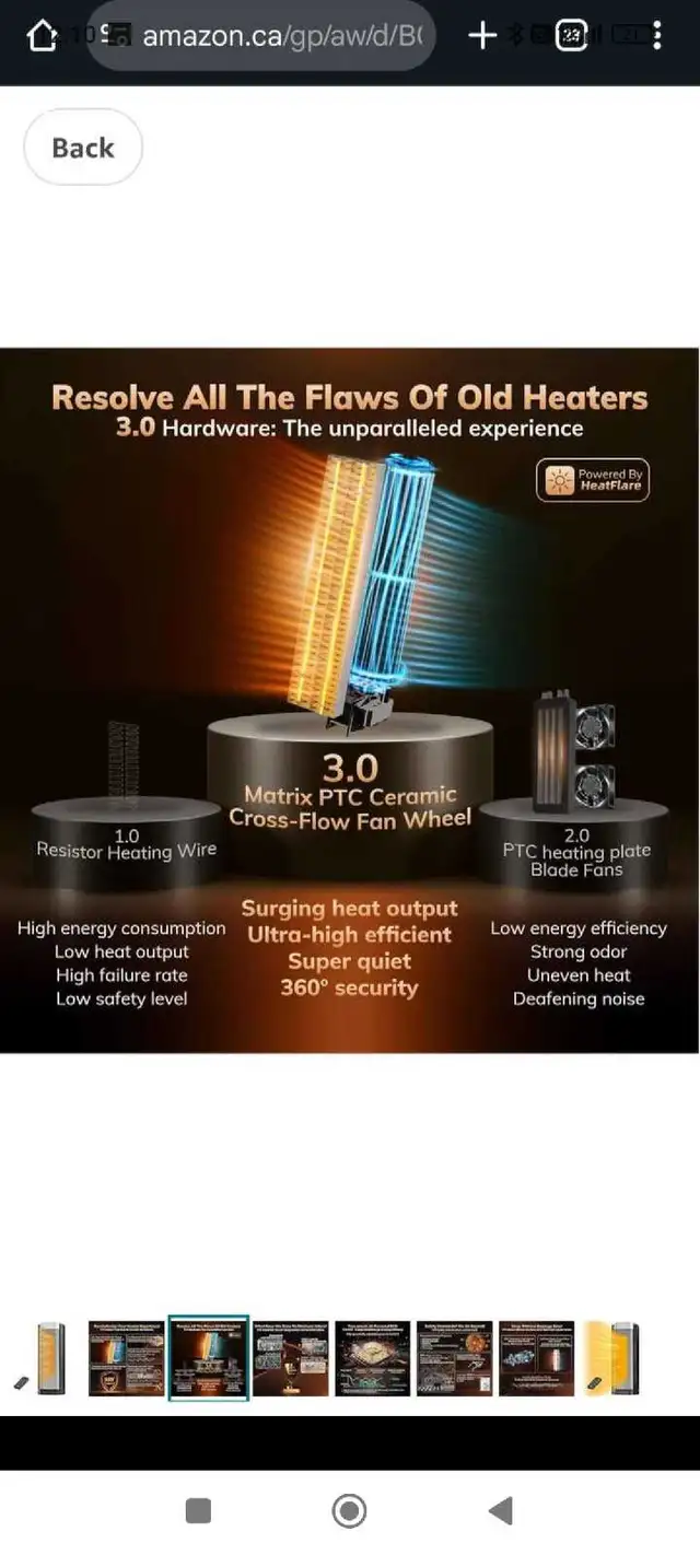 3rd-Gen AEOCKY Space Heaters for Indoor Use with AI Thermostat, 65561395455489125