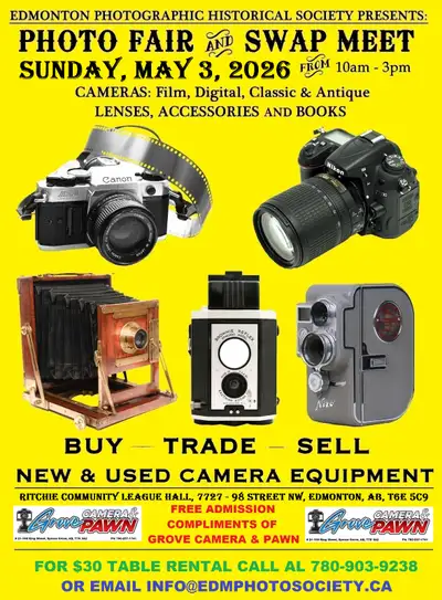 COME JOIN US AT THE CAMERA SWAP MEET TODAY, View more